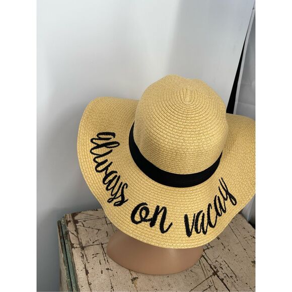 Always on Vacay sun hat. NWT - Picture 4 of 5